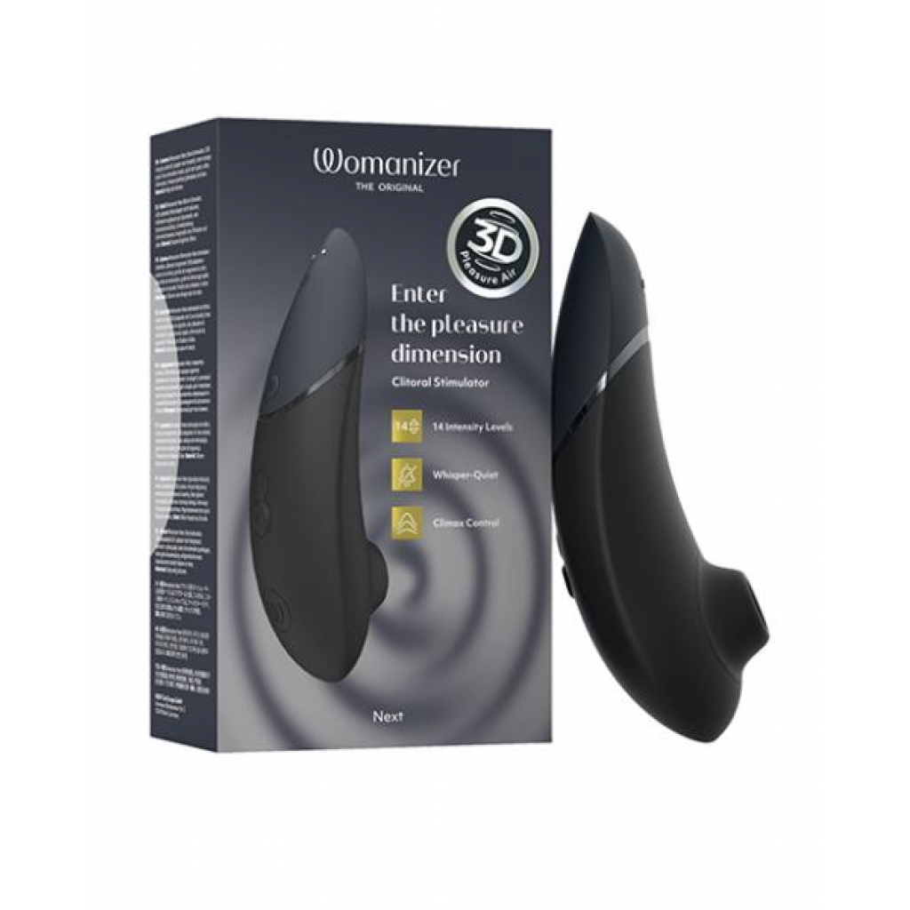 Womanizer Next 3D Climax Control Pleasure Air - Black - Advanced Technology