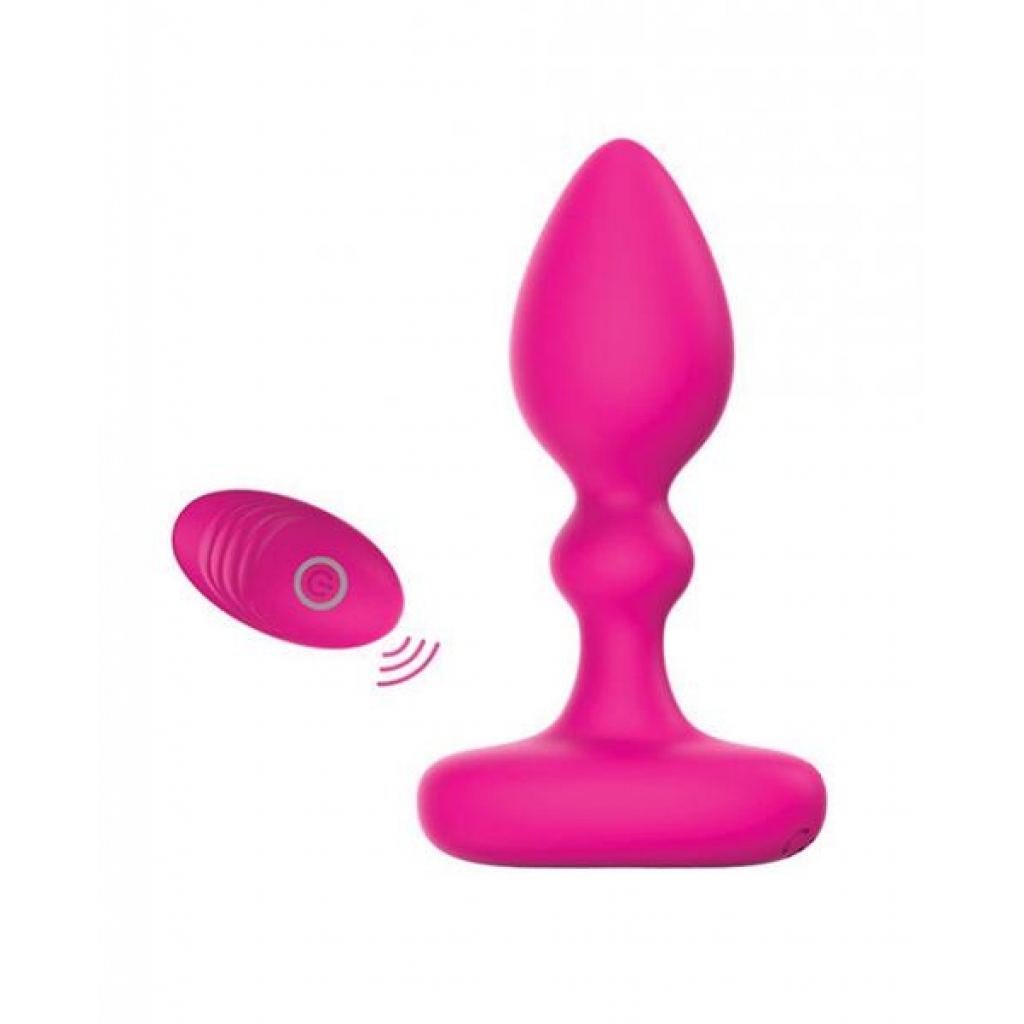 Pink Elephant Lil Rumble Rechargeable Vibe With Remote - Pink