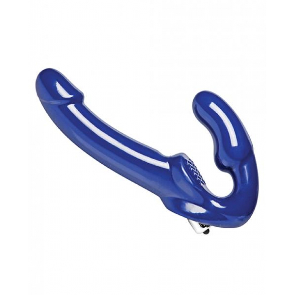 Revolver II Strapless Strap On G-Spot Dildo Blue