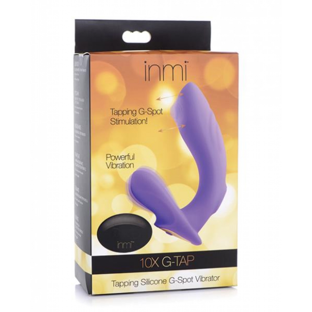 No ETA $$inmi 10x G-tap Tapping Silicone G Spot Vibrator - Purple