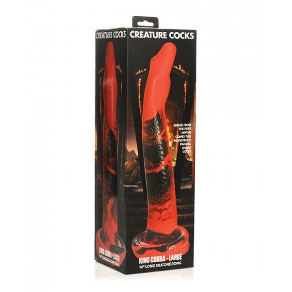 Creature Cocks King Cobra Large Silicone Dildo