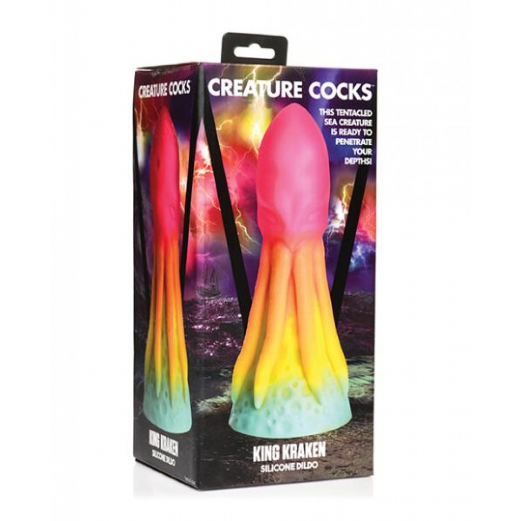 Creature Cocks King Kraken Silicone Dildo - Iridescent Pleasure