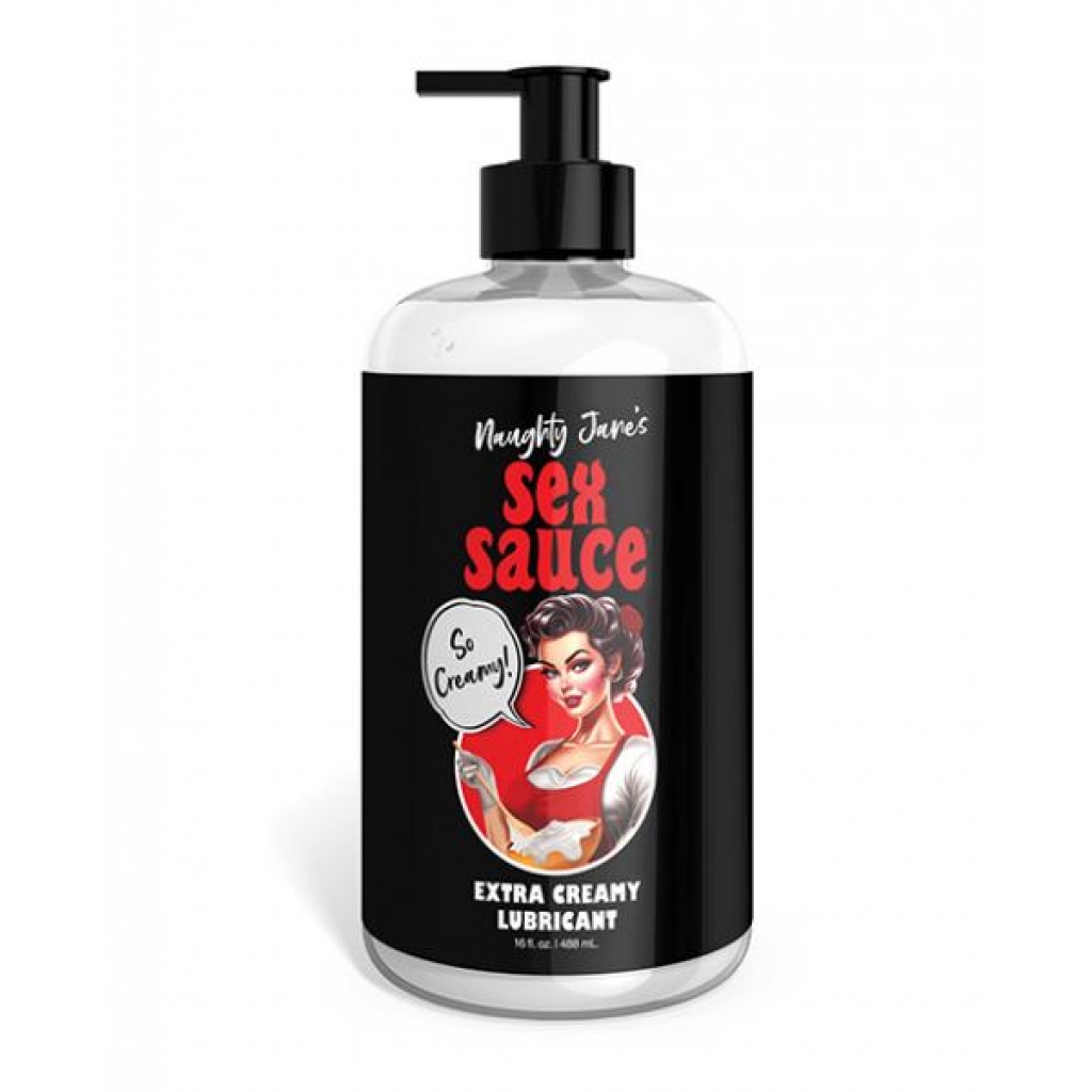 Naughty Jane's Sex Sauce Extra Creamy Lubricant - 16 Oz