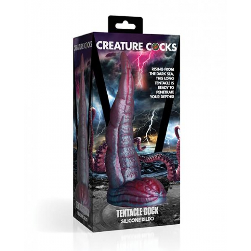 Creature Cocks Tentacle Cock Silicone Dildo - Red/Blue