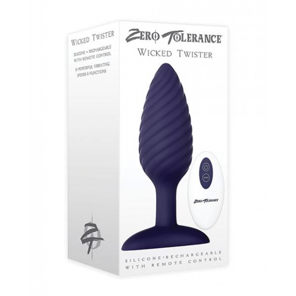 Zero Tolerance Wicked Twister Anal Rechargeable - Purple