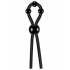 Ultimate Silicone Lasso Cock Ring - Black, Enhanced Performance