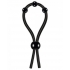 Ultimate Silicone Lasso Cock Ring - Black, Enhanced Performance