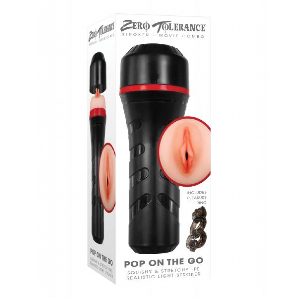 Zero Tolerance Pop On The Go Stroker - Light