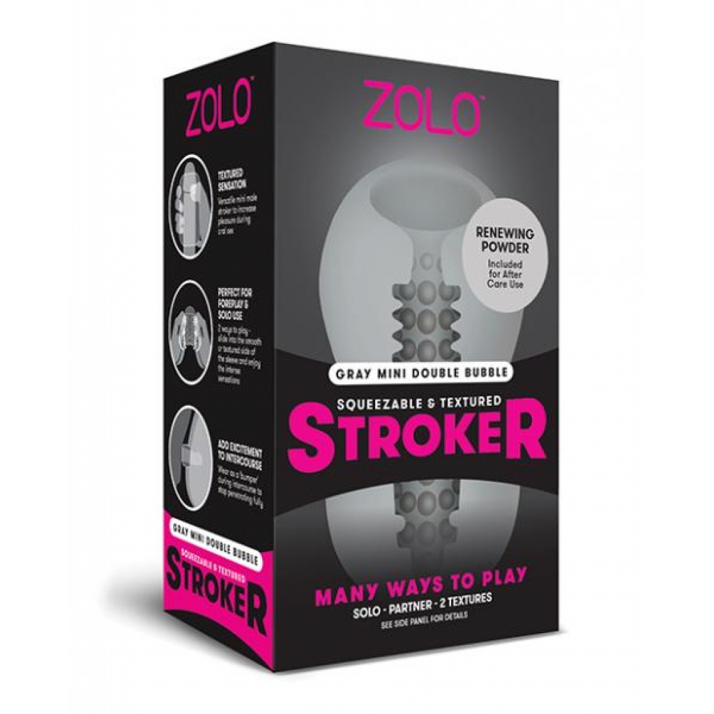 Zolo Mini Double Bubble Stroker - Gray