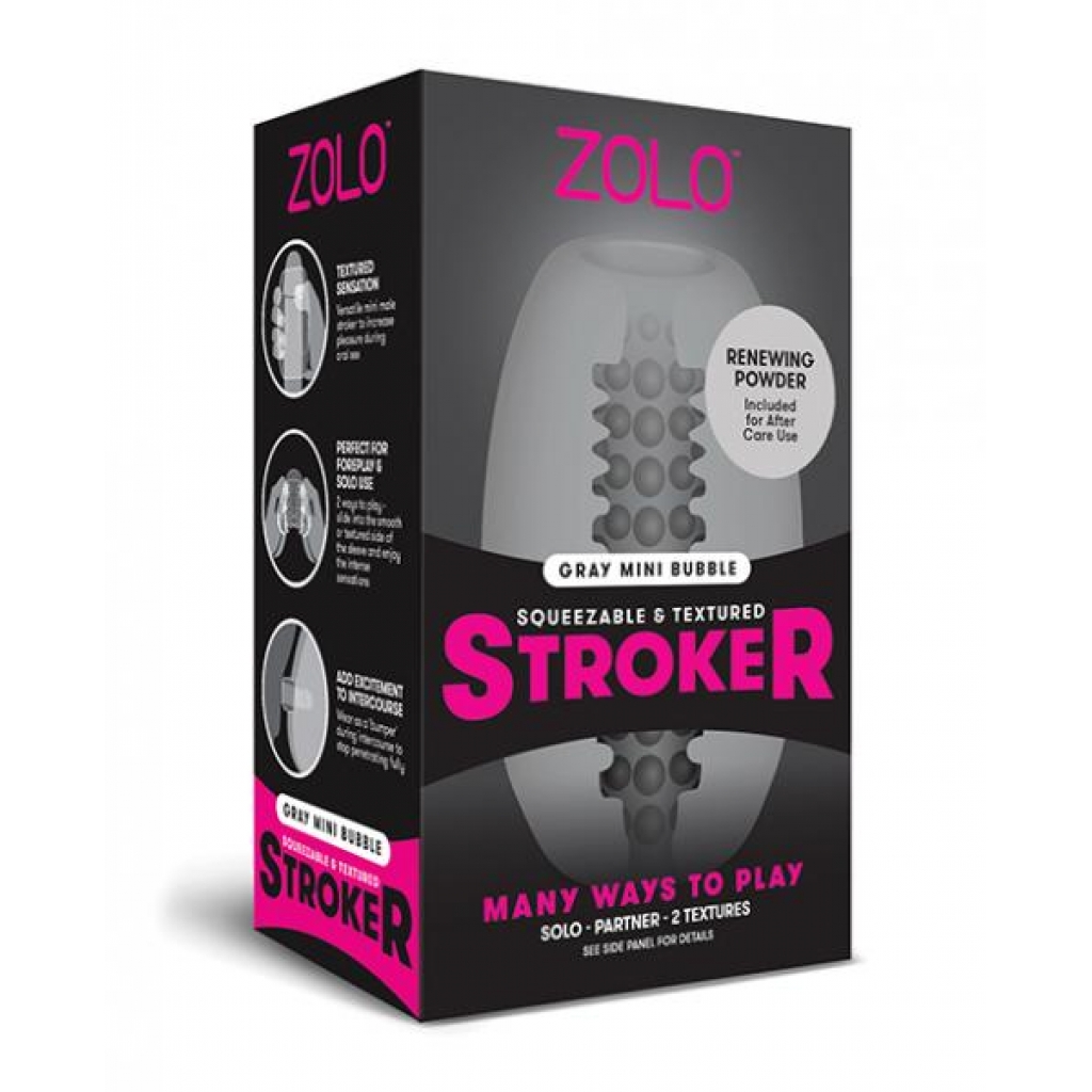 ZOLO Mini Bubble Stroker in Gray