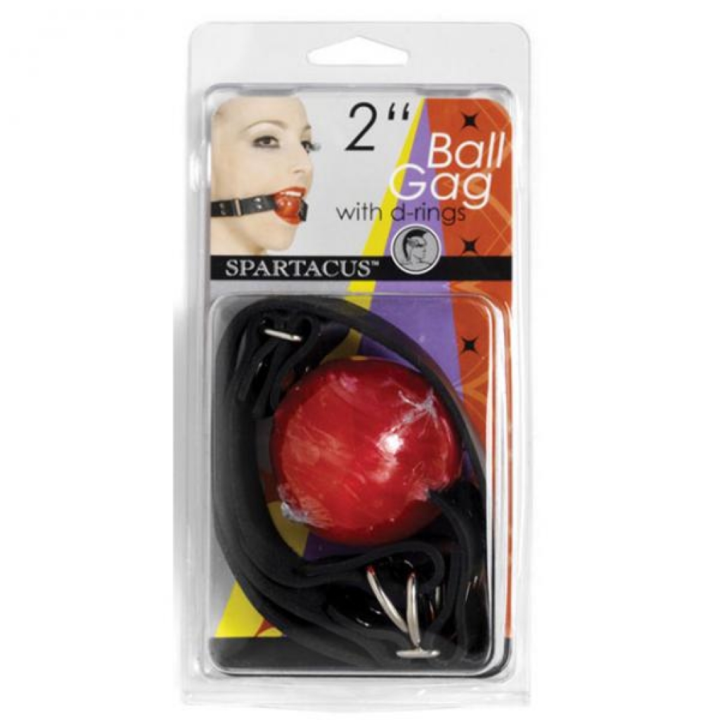 Ball Gag Red Rubber Ball - Spartacus