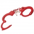 Fetish Fantasy Designer Metal Handcuffs - Red - Pipedream