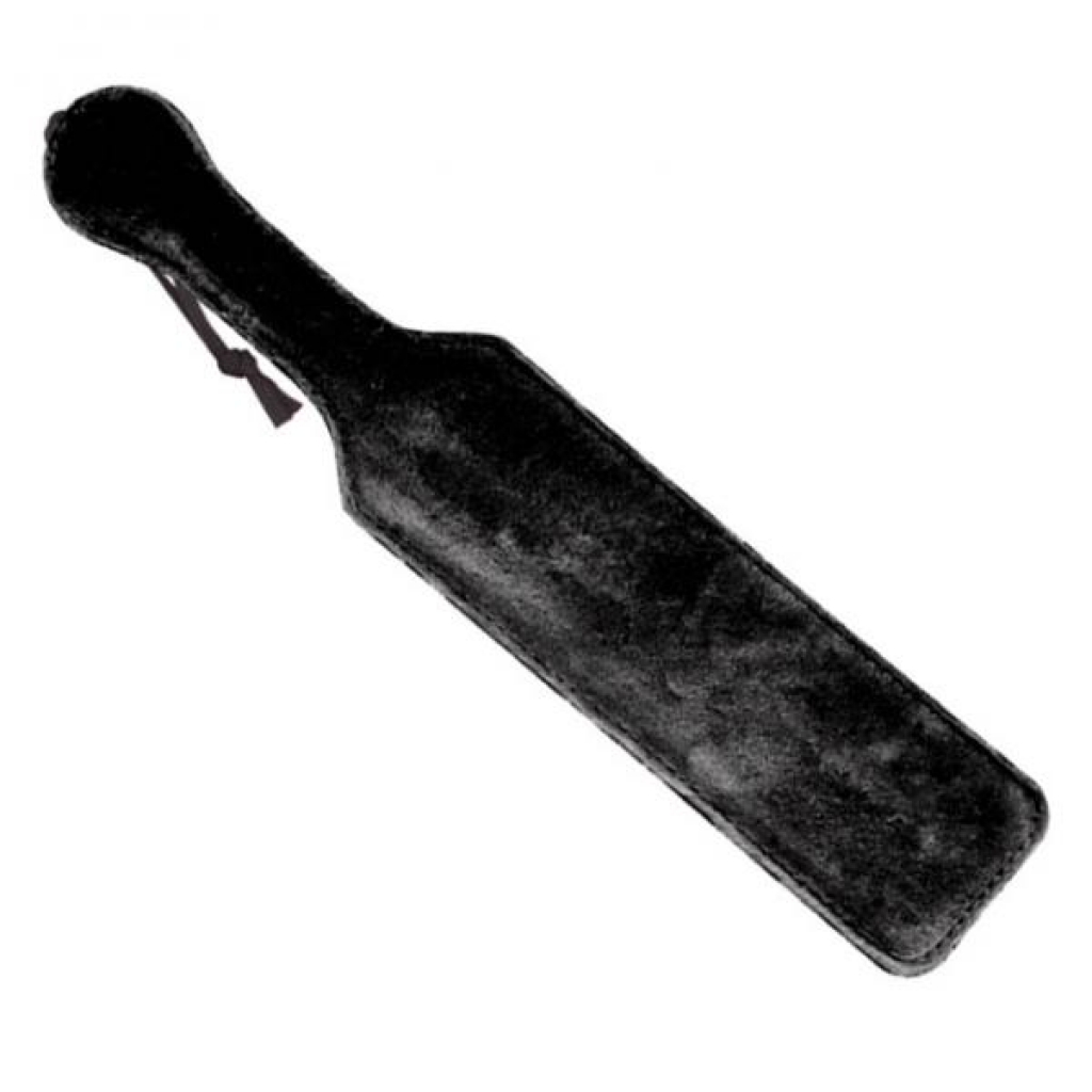 Leather Paddle With Black Fur - Sportsheets