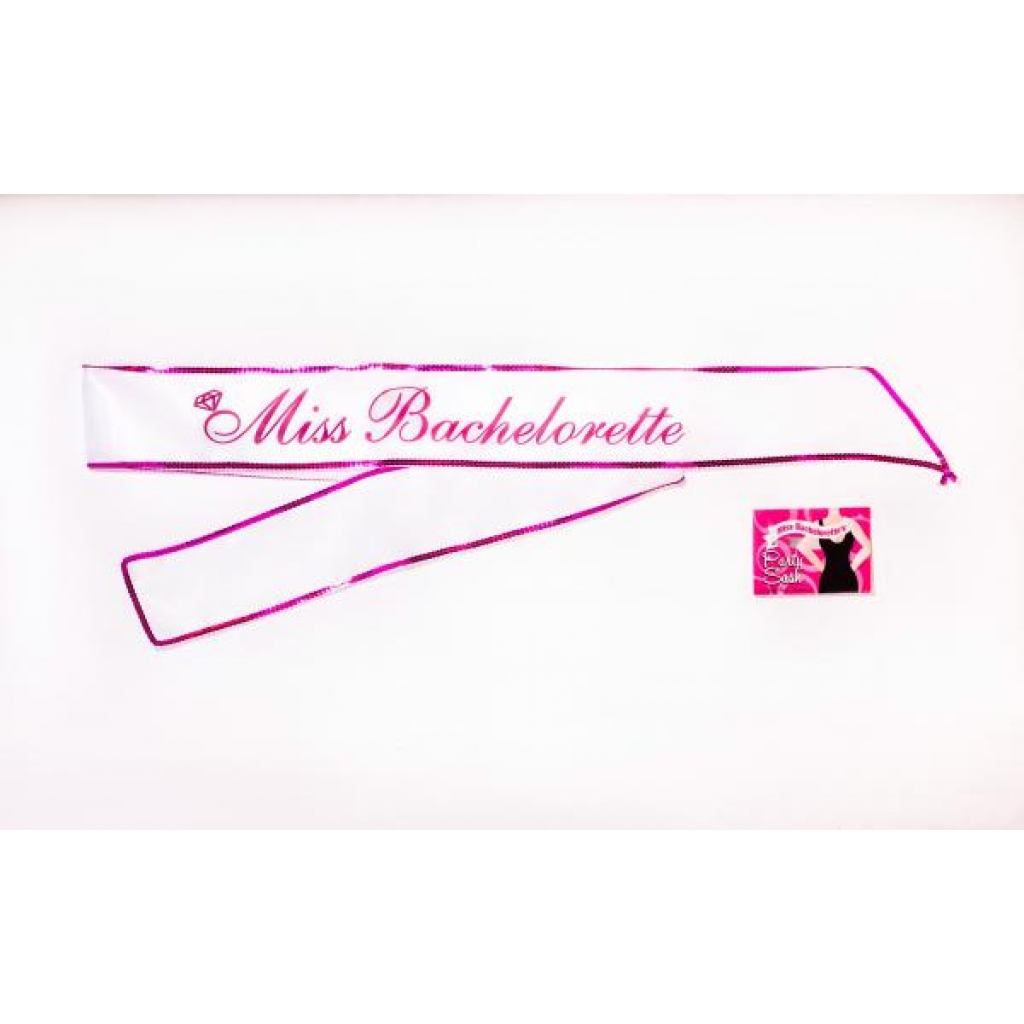 Miss Bachelorette Party Sash 5 Foot - Little Genie