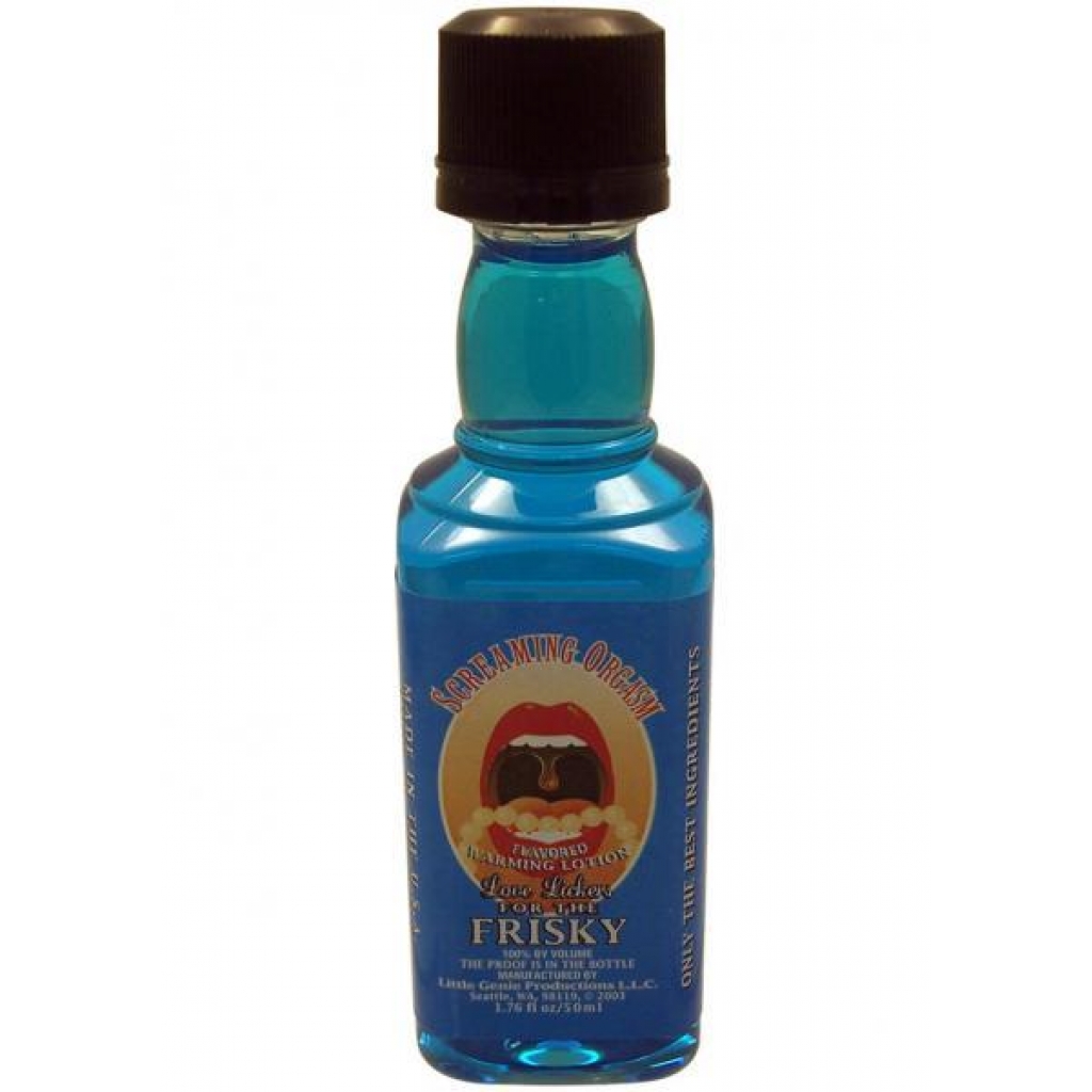 Love Lickers Flavored Warming Oil - Screamin Orgasm 1.76oz