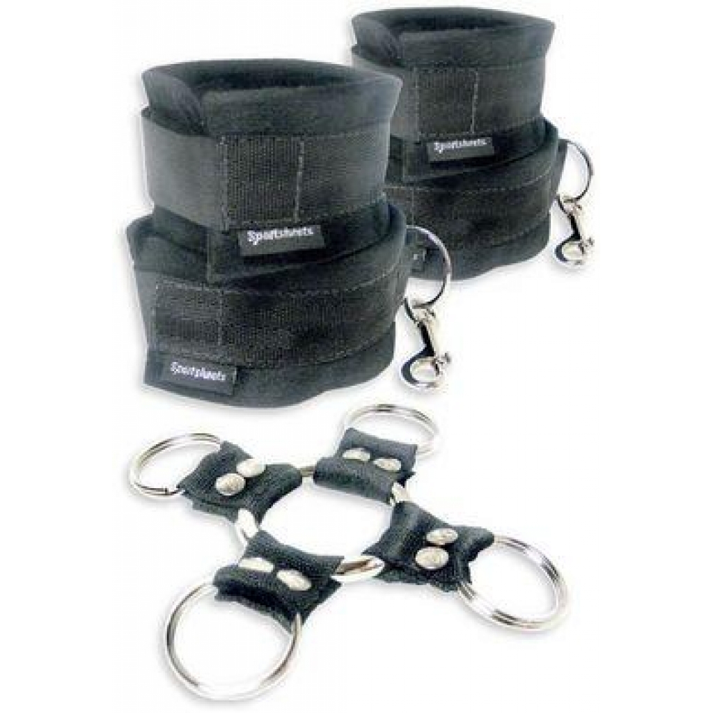 5 Piece Hog Tie and Cuff Set - Essentials for Bondage