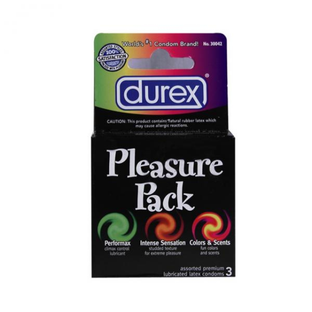 Durex Pleasure Pack - 3 Pack Condoms