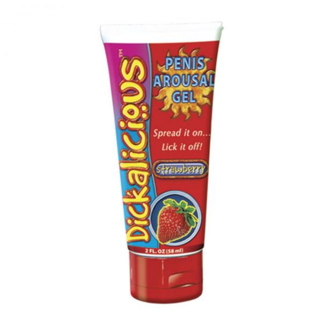 Dickalicious Penis Arousal Gel 2oz Strawberry