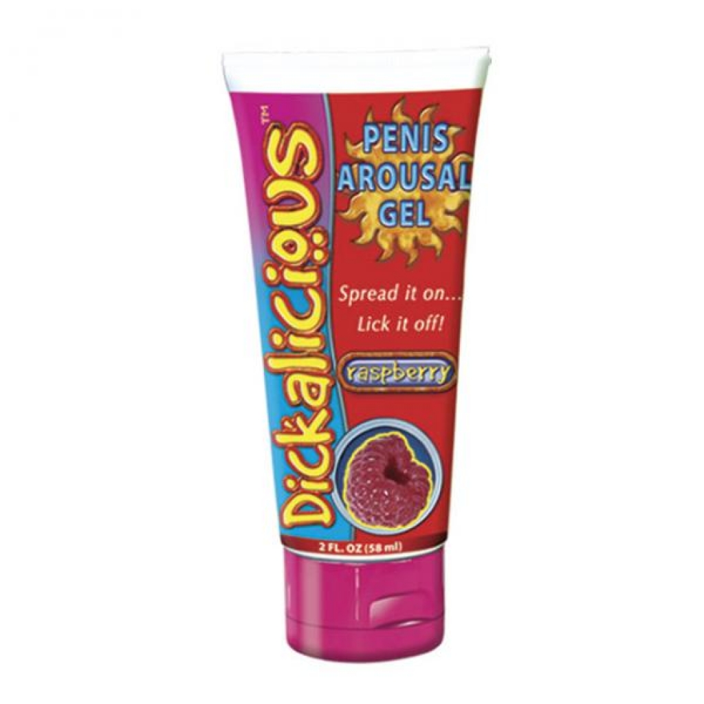 Dickalicious Penis Arousal Gel 2oz Raspberry - Hott Products