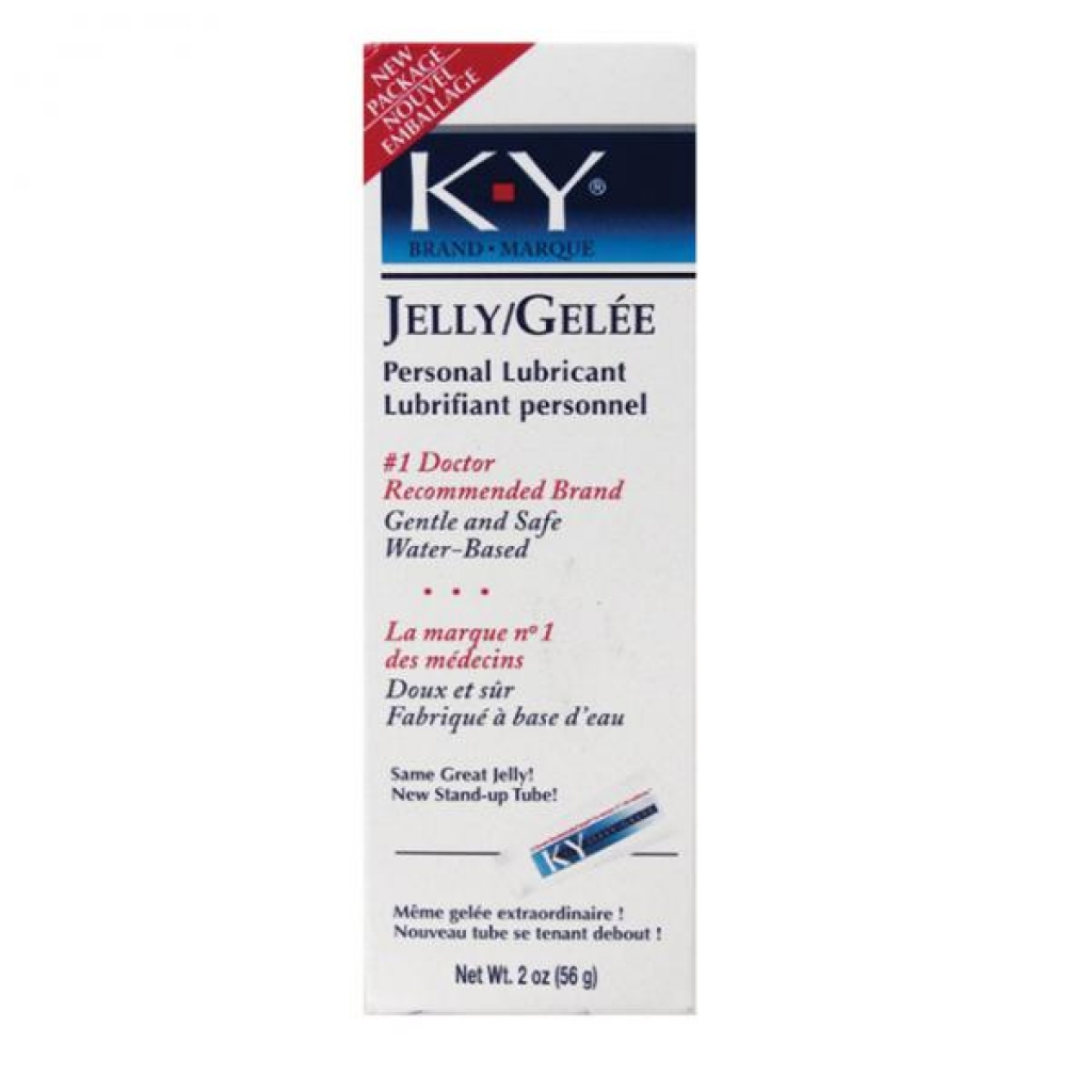 K-Y Jelly Personal Water Based Lubricant - 2oz Tube