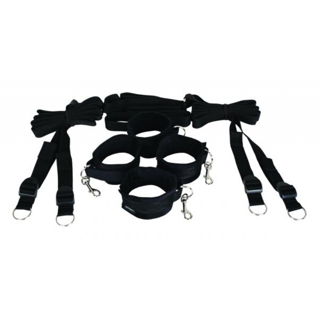 Under The Bed Restraint System Black - Sportsheets