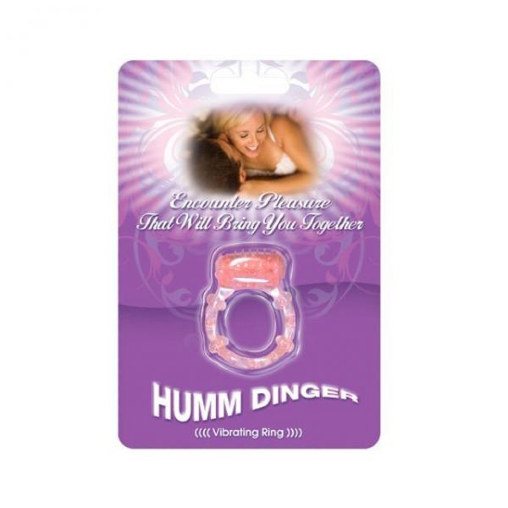 Humm Dinger Dual Vibrating Cockring (magenta) - Hott Products