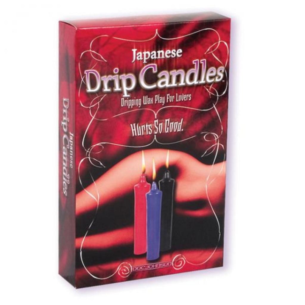 Japanese Drip Cand-red,purple,black - Doc Johnson