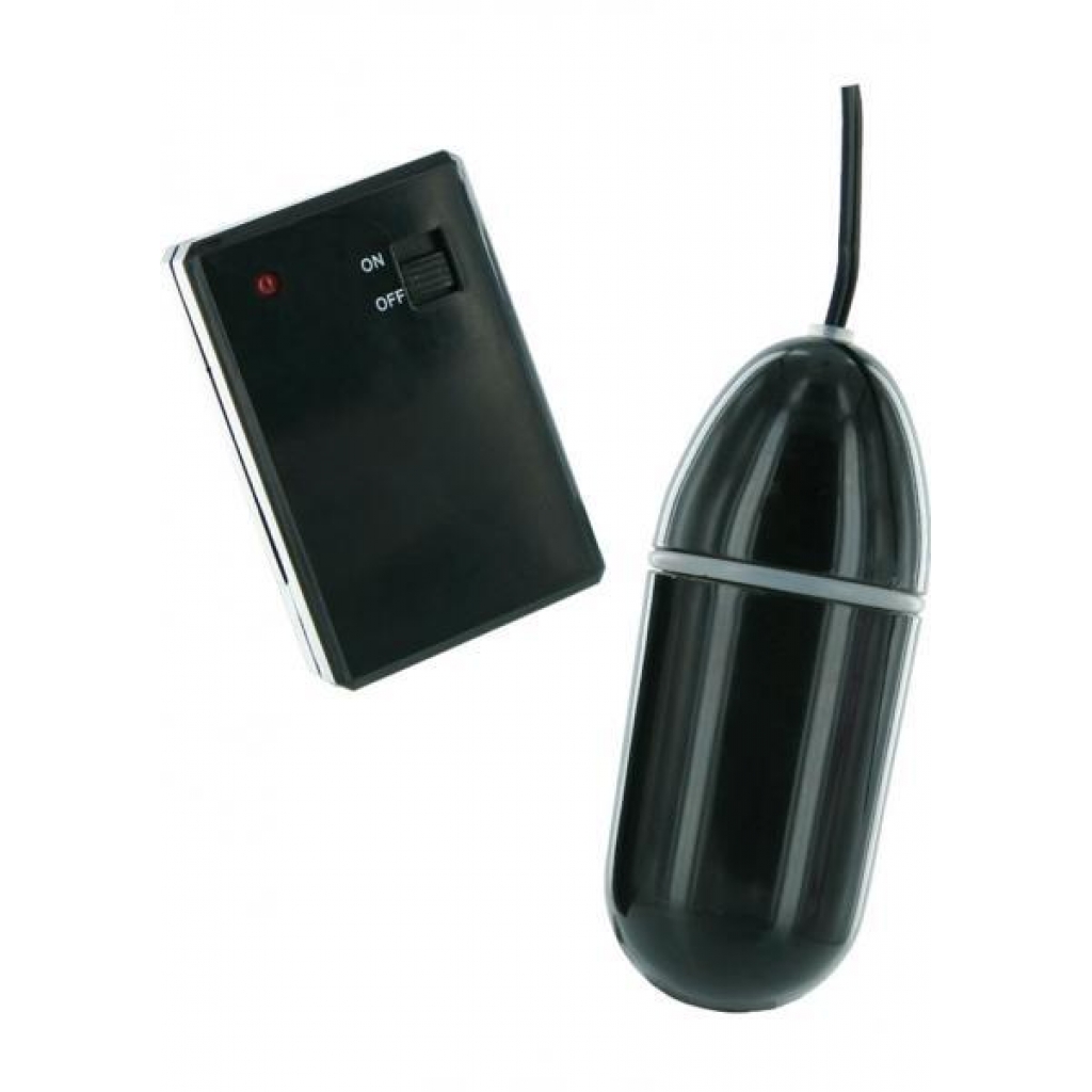 Remote Control Bullet Vibrator Black - Pipedream