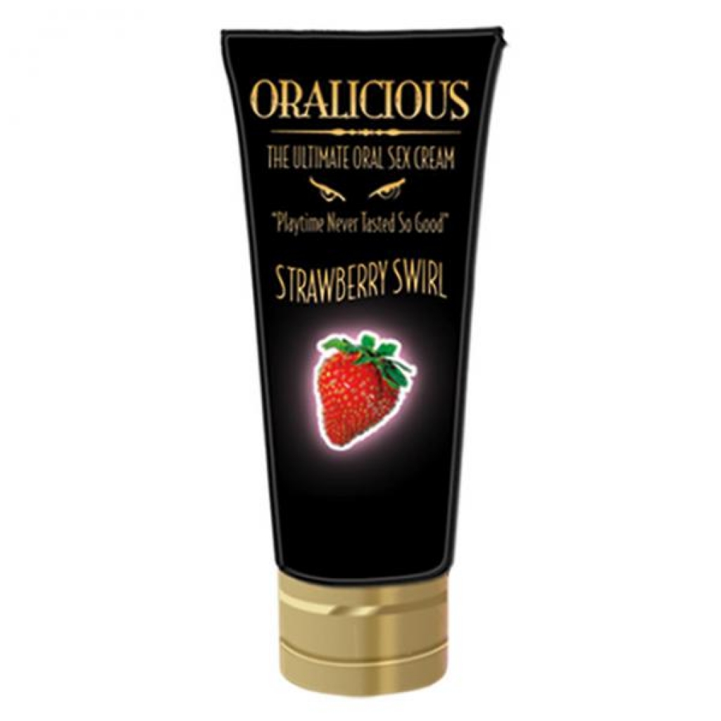 Oralicious Oral Sex Cream Strawberry 2oz - Hott Products