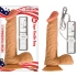 All American Whopper 8 inches Vibrating Dong - Beige