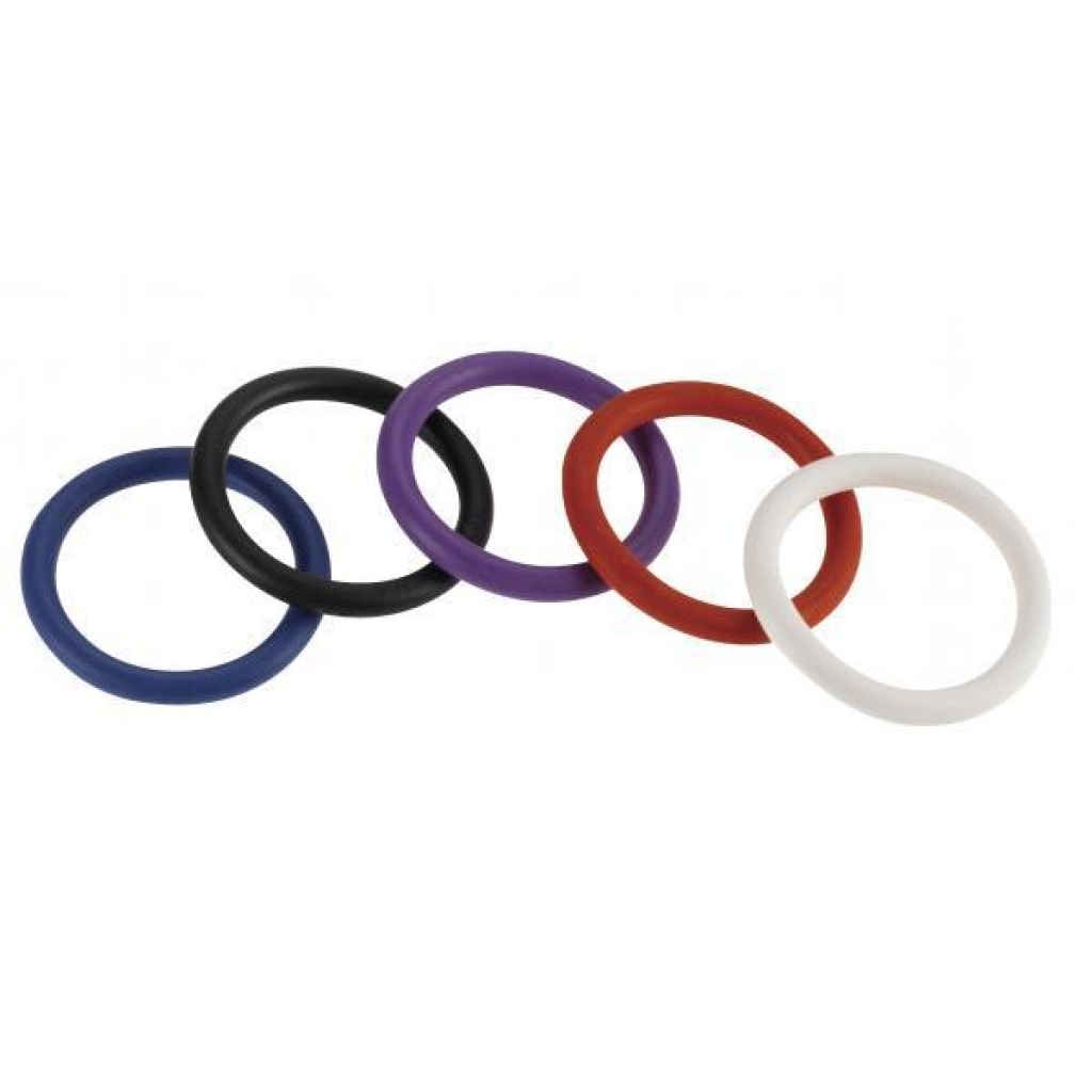 Spartacus Nitrile Cock Rings 5 Pack 1.5 inches - Spartacus