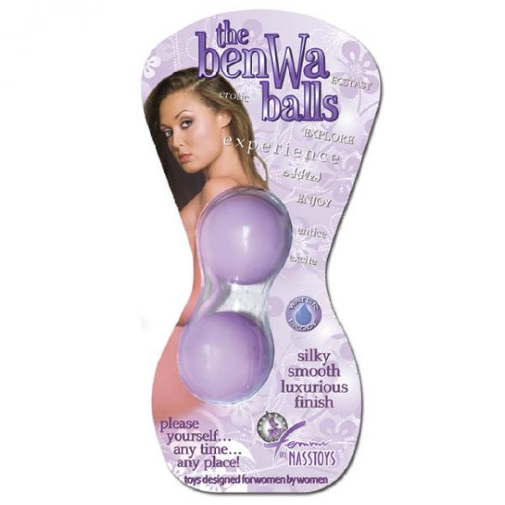 Femme: The Ben Wa Balls (lavender) - Nasstoys