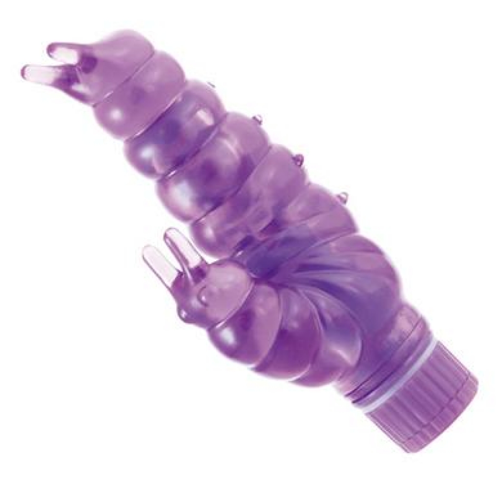 Buzzing Baby Caterpillar Waterproof Vibrator - Purple