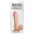 Basix Rubber Works 7.5in. Dong Suction Cup Beige - Pipedream