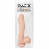 Basix Rubber Works 10 inches Dong Suction Cup Beige  - Pipedream