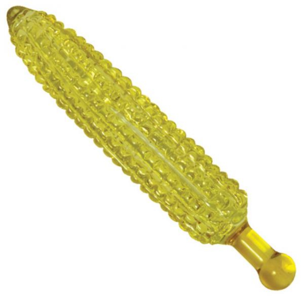 Glass Gem Dildo Jasper Corn - Top Cat