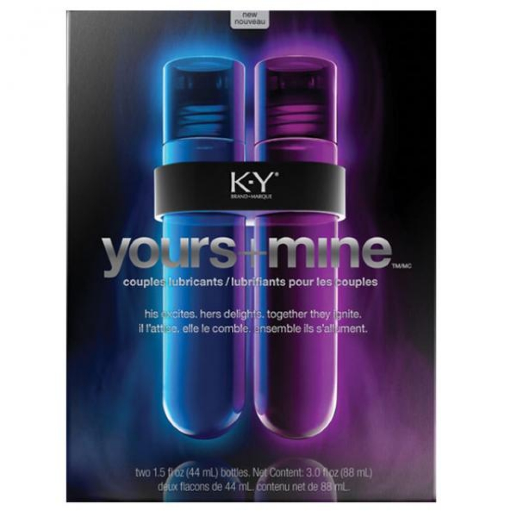 K-y Yours And Mine Couples Lubricants - Paradise Marketing