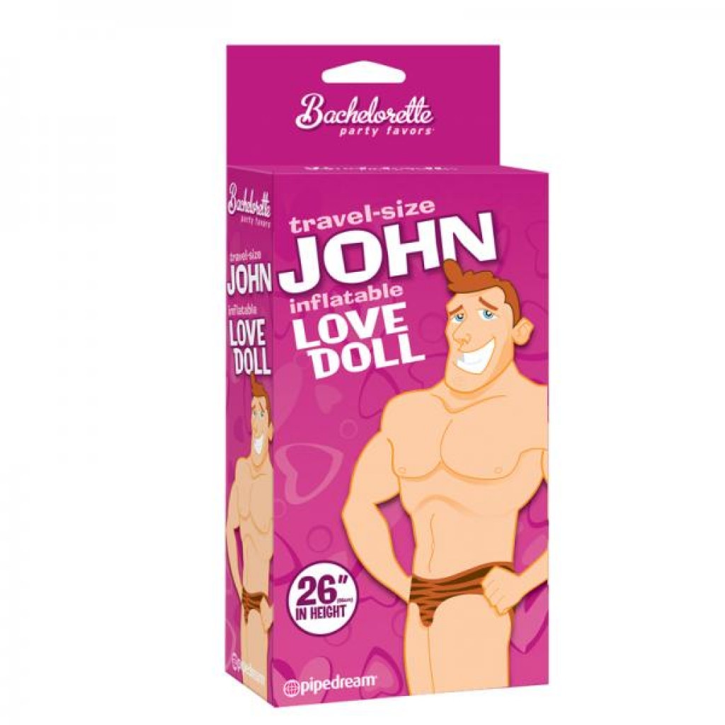 Bachelorette Party Favors Travel Size John Blow Up Doll - Pipedream