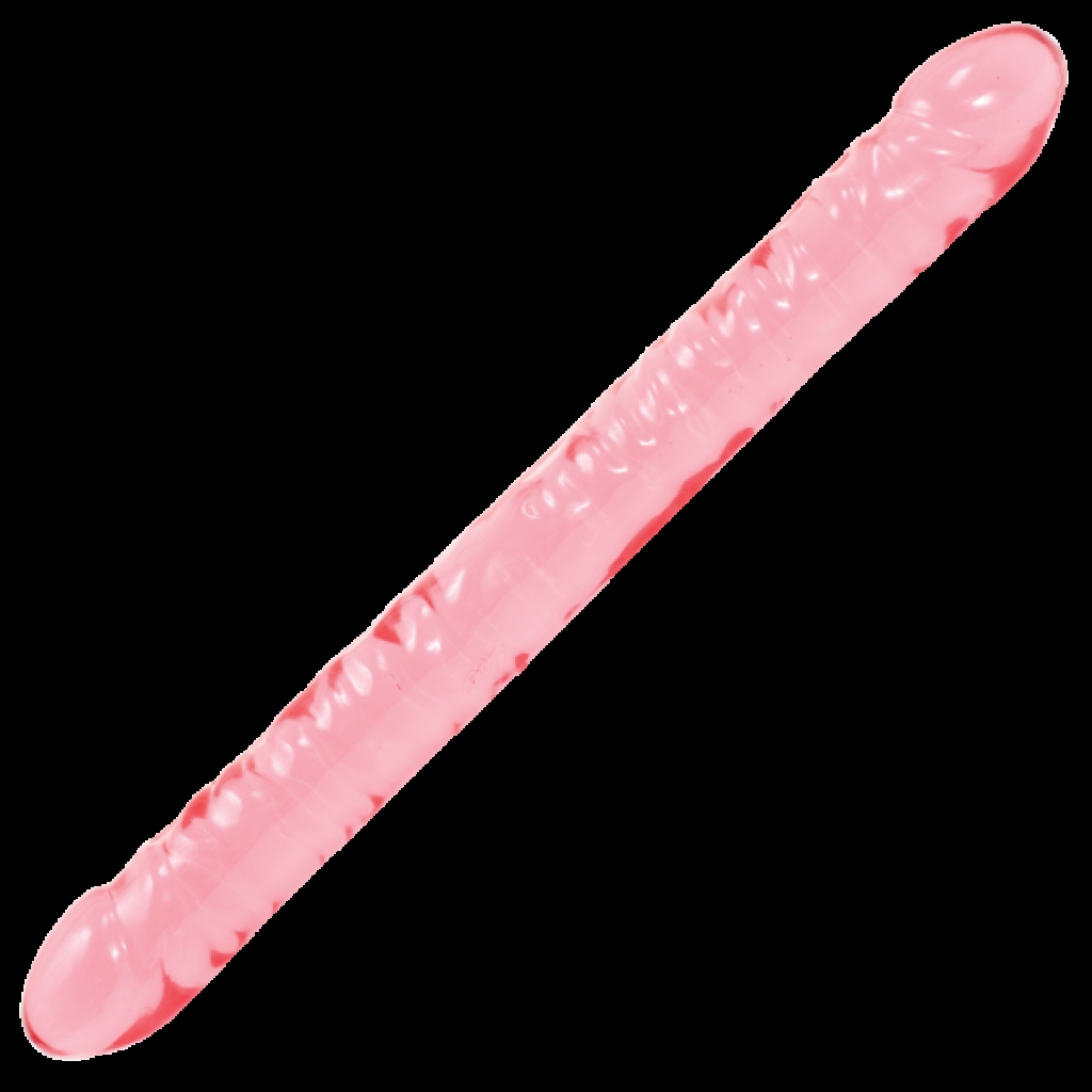 Crystal Jellies Double Dong 18 Inches Pink - Doc Johnson