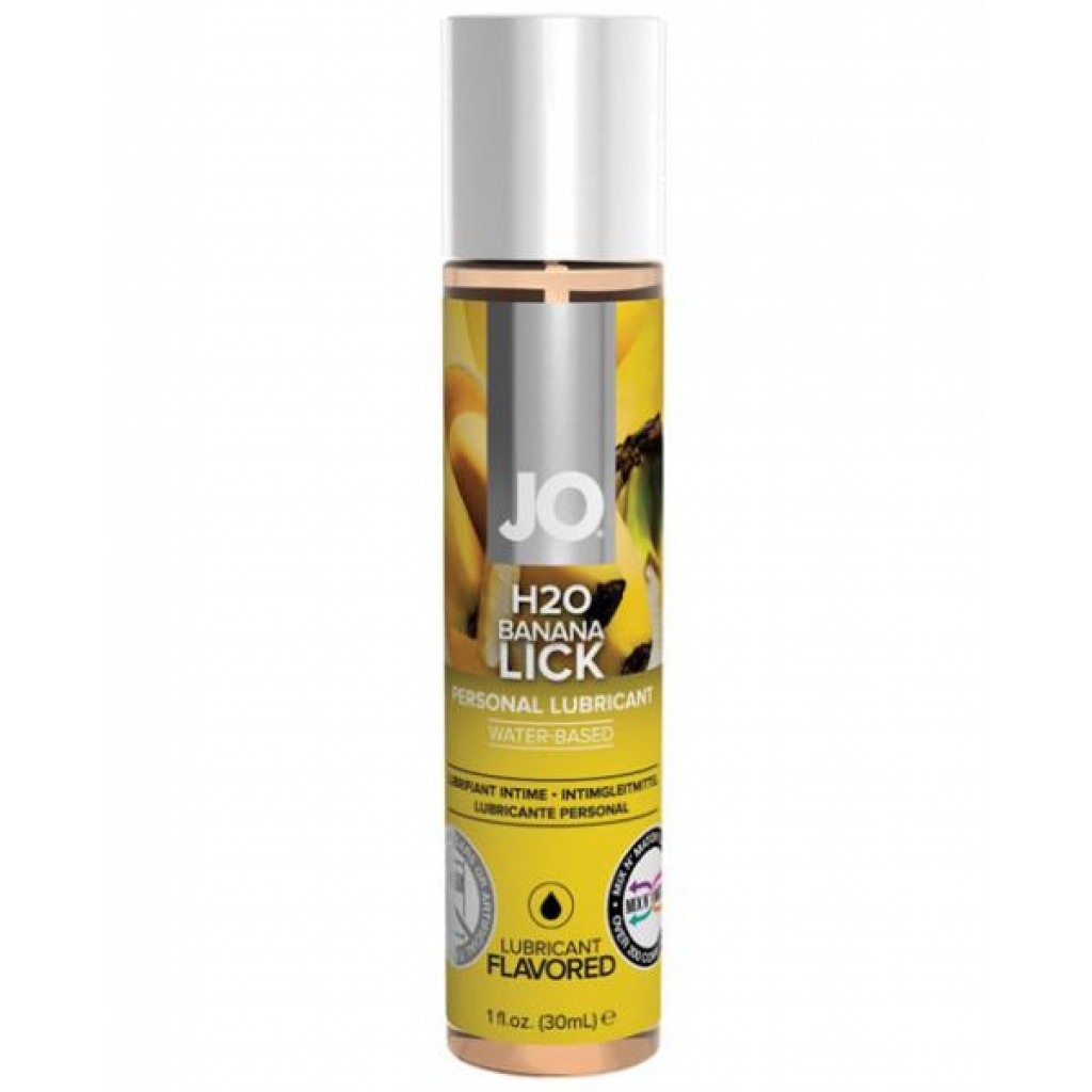 System JO Flavored Lubricant Banana Lick 1oz - System Jo