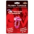 Nubbie Tongue Magenta Pink Vibrating Cock Ring - Hott Products