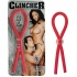 Clincher Adjustable Rubber Cock Ring in Red