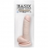 Basix Rubber 8 inches Dong Suction Cup Beige - Pipedream