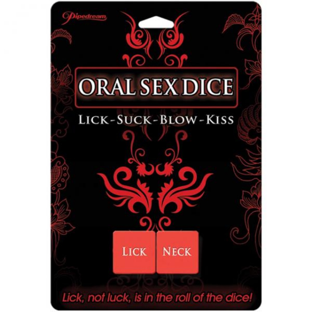 Oral Sex Dice (lick-suck-blow-kiss) - Pipedream