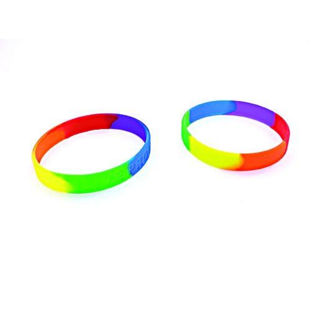 Gaysentials Rainbow Silicone Bracelet Set - Phs International