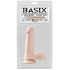 Basix Rubber Works 6 Inch Dong - Beige - Pipedream