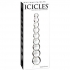 Icicles No 2 Clear Glass Anal Beads