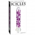 Icicles No 7 - Handcrafted Glass Wand Massager - Clear