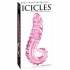 Icicles No 24 Glass Dong - 6 Inches Pink