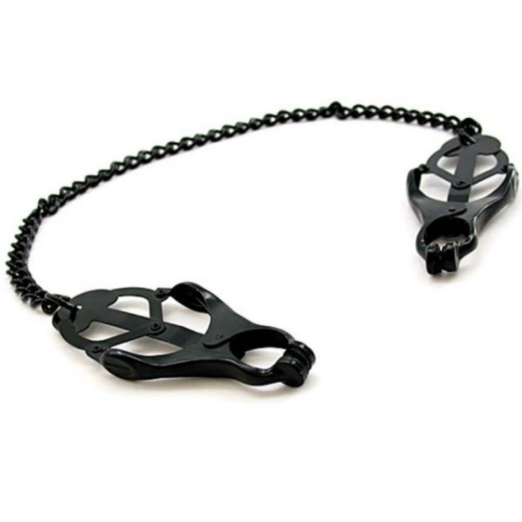 H2h Nipple Clamps Jaws W/chain (black) - Phs International